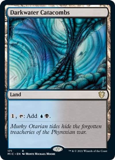 Darkwater Catacombs Commander: Innistrad: Midnight Hunt Magic card