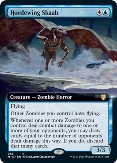 Hordewing Skaab Extended Art Commander: Innistrad: Midnight Hunt Magic card