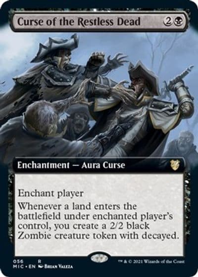 Curse of the Restless Dead Extended Art Commander: Innistrad: Midnight Hunt Magic card