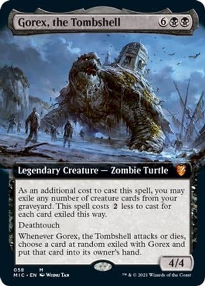 Gorex the Tombshell Extended Art Commander: Innistrad: Midnight Hunt Magic card