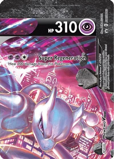 Mewtwo V-UNION - SWSH160 SWSH: Sword & Shield Promo Cards Pokemon card
