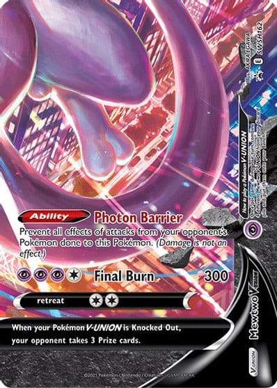 Mewtwo V-UNION - SWSH162 SWSH: Sword & Shield Promo Cards Pokemon card