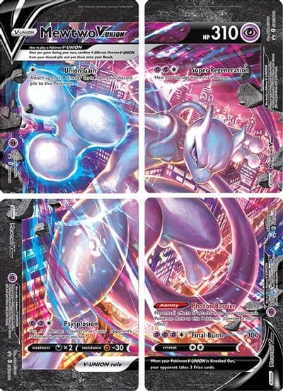 Mewtwo V-UNION [Set of 4] SWSH: Sword & Shield Promo Cards Pokemon card