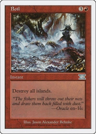 Boil Classic Sixth Edition Magic card