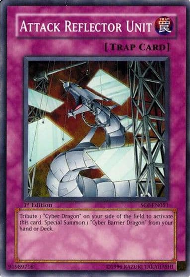 Attack Reflector Unit Shadow of Infinity Yu-Gi-Oh! card