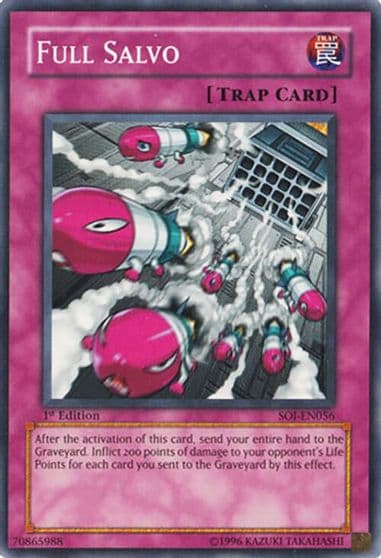Full Salvo Shadow of Infinity Yu-Gi-Oh! card