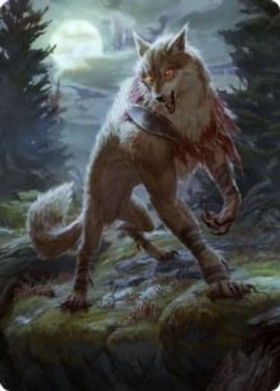 Arlinn the Moons Fury Art Card 02 81 Art Series: Innistrad: Midnight Hunt Magic card