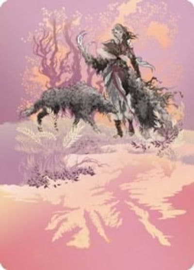 Arlinn the Packs Hope Art Card 03 81 Art Series: Innistrad: Midnight Hunt Magic card