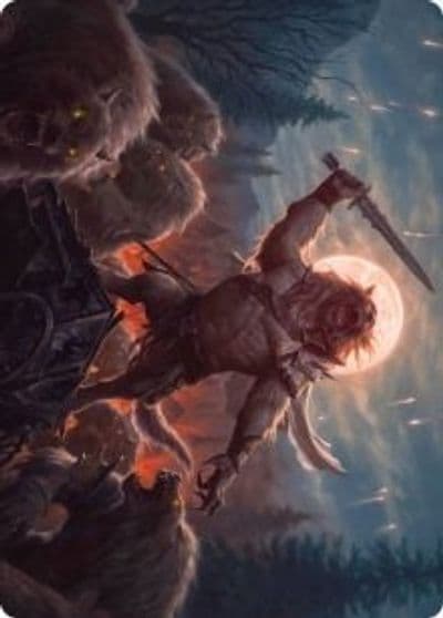 Tovolar the Midnight Scourge Art Card 06 81 Art Series: Innistrad: Midnight Hunt Magic card