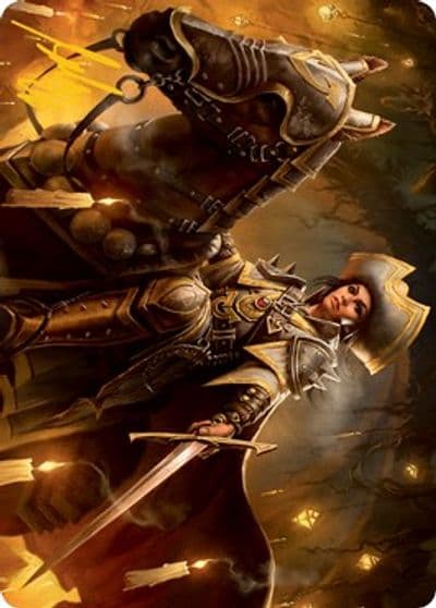 Seasoned Cathar Art Card Gold Stamped Signature Art Series: Innistrad: Midnight Hunt Magic card