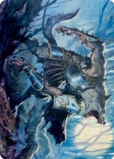 Moonrage Brute Art Card Art Series: Innistrad: Midnight Hunt Magic card