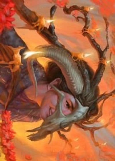 Hedgewitchs Mask Art Card Art Series: Innistrad: Midnight Hunt Magic card
