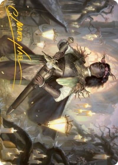 Sungold Sentinel Art Card Gold Stamped Signature Art Series: Innistrad: Midnight Hunt Magic card