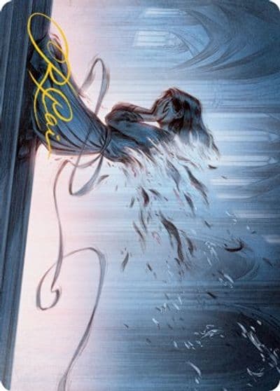 Fading Hope Art Card Gold Stamped Signature Art Series: Innistrad: Midnight Hunt Magic card