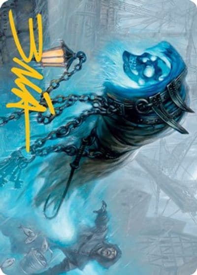 Nebelgast Intruder Art Card Gold Stamped Signature Art Series: Innistrad: Midnight Hunt Magic card