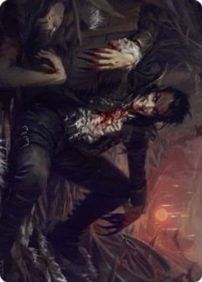Arrogant Outlaw Art Card Art Series: Innistrad: Midnight Hunt Magic card
