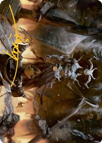 Ormendahl the Corrupter Art Card Gold Stamped Signature Art Series: Innistrad: Midnight Hunt Magic card