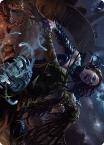 Olivias Midnight Ambush Art Card Art Series: Innistrad: Midnight Hunt Magic card