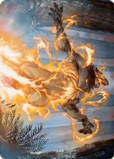 Burn the Accursed Art Card Art Series: Innistrad: Midnight Hunt Magic card
