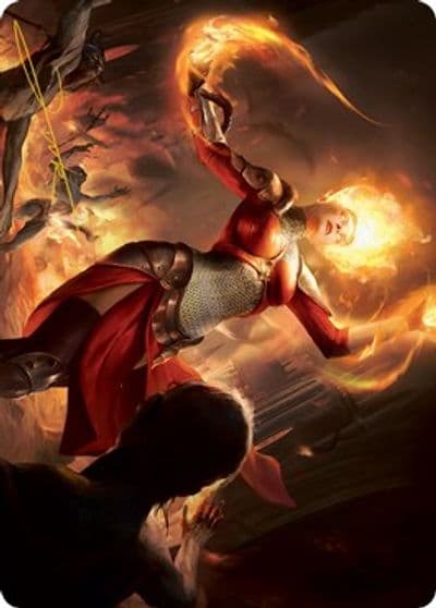 Light Up the Night Art Card Gold Stamped Signature Art Series: Innistrad: Midnight Hunt Magic card