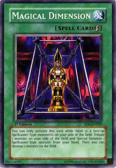 Magical Dimension Structure Deck: Spellcaster's Judgment Yu-Gi-Oh! card