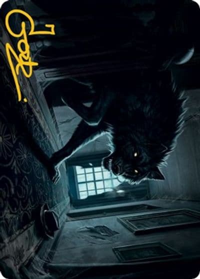Primal Adversary Art Card Gold Stamped Signature Art Series: Innistrad: Midnight Hunt Magic card