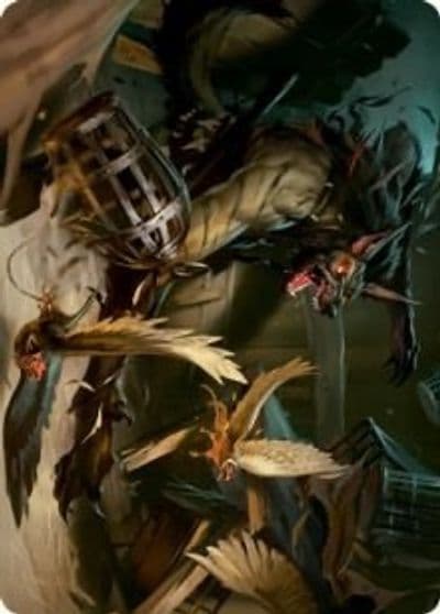 Wing Shredder Art Card Art Series: Innistrad: Midnight Hunt Magic card