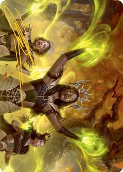 Dawnhart Wardens Art Card Gold Stamped Signature Art Series: Innistrad: Midnight Hunt Magic card