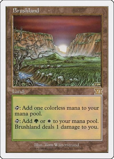 Brushland Classic Sixth Edition Magic card