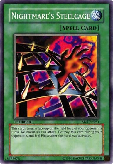 Nightmares Steelcage Structure Deck: Spellcaster's Judgment Yu-Gi-Oh! card