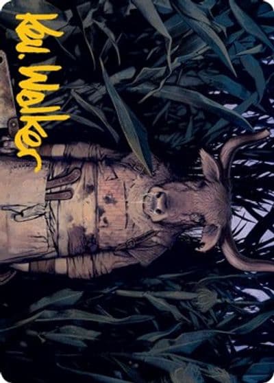 Fleshtaker Art Card Gold Stamped Signature Art Series: Innistrad: Midnight Hunt Magic card