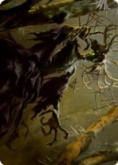Old Stickfingers Art Card Art Series: Innistrad: Midnight Hunt Magic card