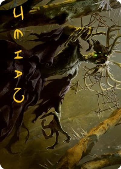 Old Stickfingers Art Card Gold Stamped Signature Art Series: Innistrad: Midnight Hunt Magic card