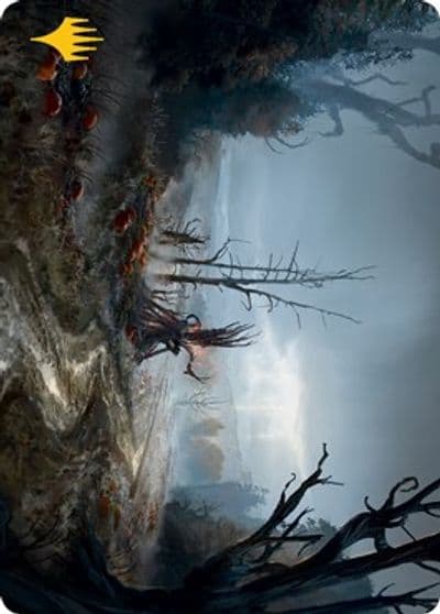 Overgrown Farmland Art Card Gold Stamped Signature Art Series: Innistrad: Midnight Hunt Magic card