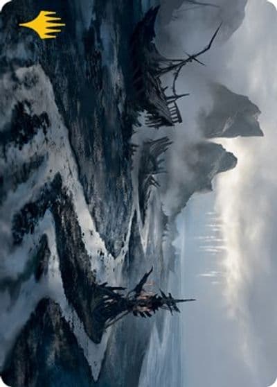 Shipwreck Marsh Art Card Gold Stamped Signature Art Series: Innistrad: Midnight Hunt Magic card