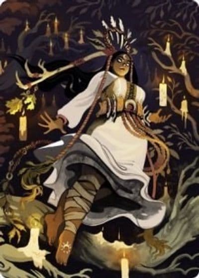 Candlegrove Witch Art Card 76 81 Art Series: Innistrad: Midnight Hunt Magic card