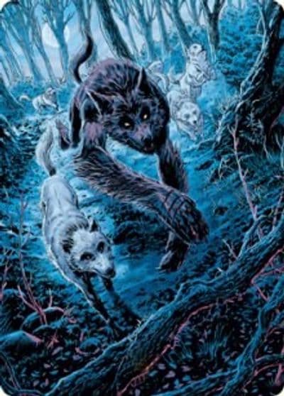 Untamed Pup Art Card Art Series: Innistrad: Midnight Hunt Magic card