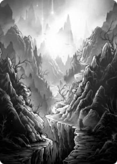 Mountain Art Card Art Series: Innistrad: Midnight Hunt Magic card