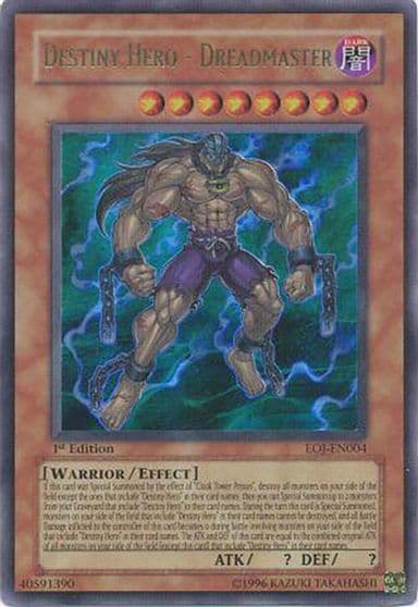 Destiny Hero Dreadmaster Enemy of Justice Yu-Gi-Oh! card