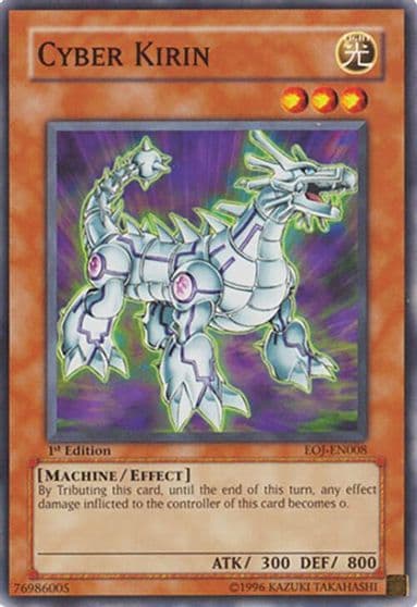 Cyber Kirin Enemy of Justice Yu-Gi-Oh! card