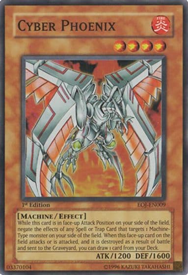 Cyber Phoenix Enemy of Justice Yu-Gi-Oh! card