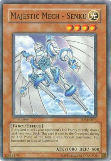 Majestic Mech Senku Enemy of Justice Yu-Gi-Oh! card