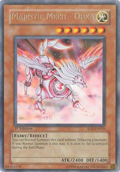 Majestic Mech Ohka Enemy of Justice Yu-Gi-Oh! card