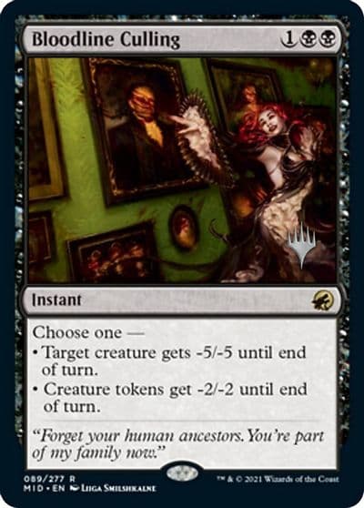 Bloodline Culling Promo Pack: Innistrad: Midnight Hunt Magic card