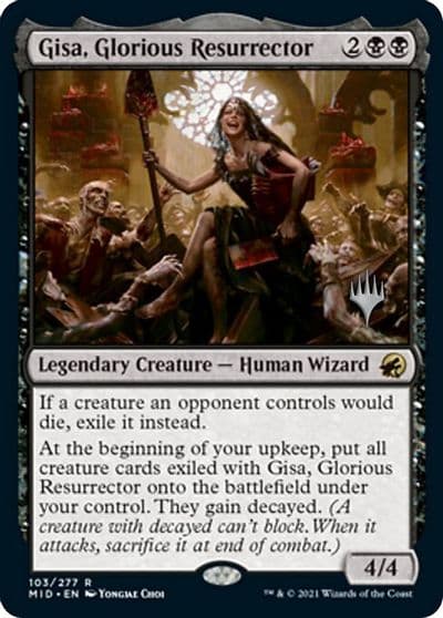 Gisa Glorious Resurrector Promo Pack: Innistrad: Midnight Hunt Magic card