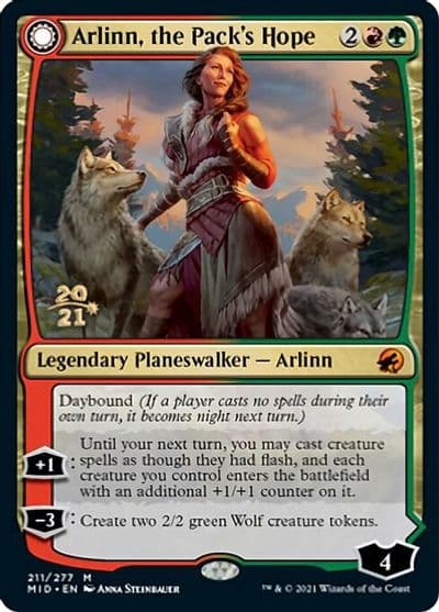 Arlinn the Packs Hope Prerelease Cards Magic card