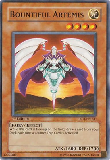 Bountiful Artemis Enemy of Justice Yu-Gi-Oh! card