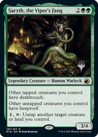 Saryth the Vipers Fang Promo Pack: Innistrad: Midnight Hunt Magic card