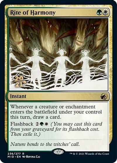Rite of Harmony Prerelease Cards Magic card
