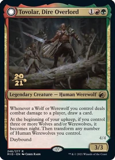Tovolar Dire Overlord Prerelease Cards Magic card